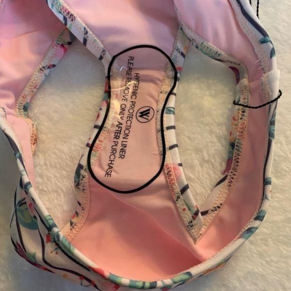 NWT Wildfox White Floral Bikini Bottom - Picture 4 of 6